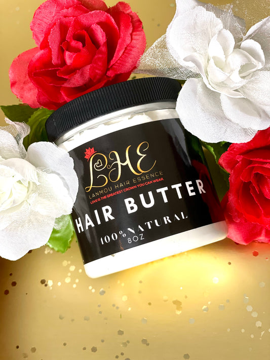 Indulge your locks with our luxurious Organic Hair Butter Cream. This nourishing moisturizer is expertly crafted to impart silky smoothness and promote overall hair health. Packed with natural ingredients, our formula hydrates and revitalizes, leaving your hair irresistibly soft and vibrant.